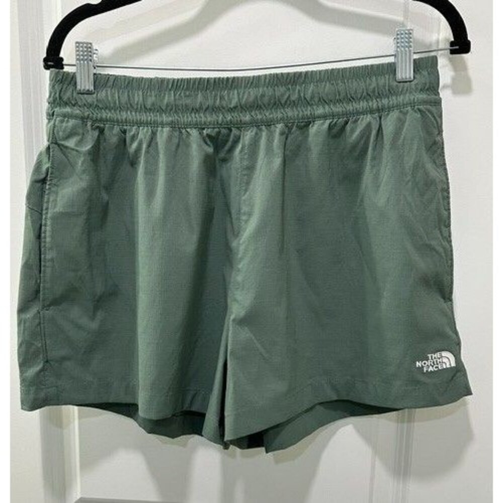 The North Face Womens Shorts Size L Sage Green FlashDry-XD Athletic Running